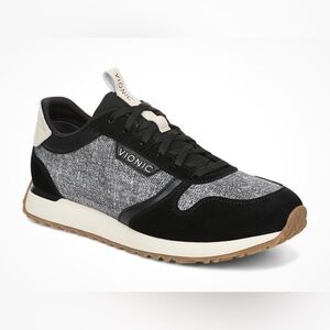 Vionic Men's Black and Gray Athletic Sneakers
